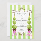 Eerste Kerstdag Uitnodiging voor Open House (Voorkant)