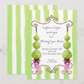 Eerste Kerstdag Uitnodiging voor Open House (Voorkant / Achterkant)