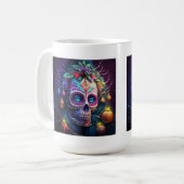 Eerste kerstdag van de dode klassieke Mok, 15 oz Koffiemok (Voorkant links)
