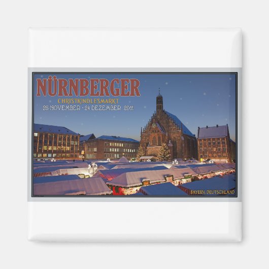 Eerste kerstdag van Nürnberg Magneet (Voorkant)
