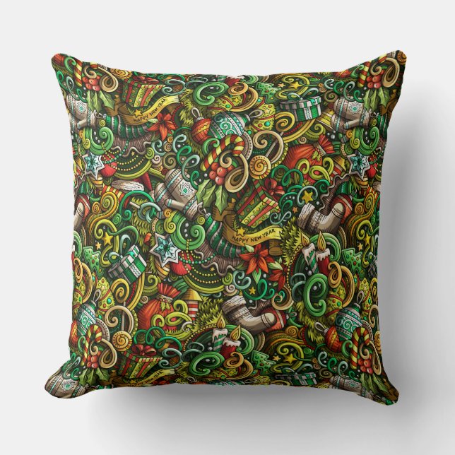 Eerste Kerstdag Versie 2 Kussen (Voorkant)