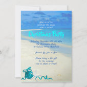 Eerste kerstdag voor de feestdag en de uitnodiging (Voorkant)