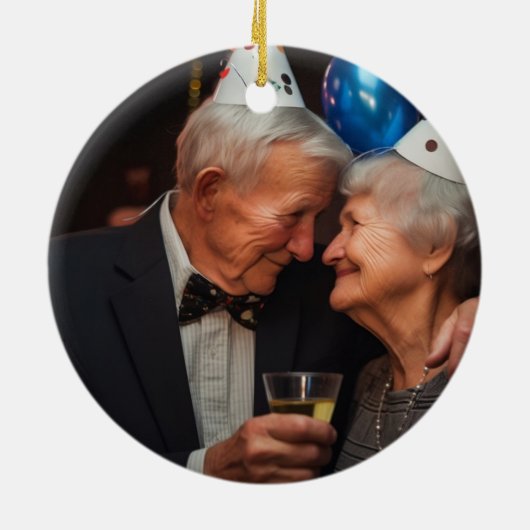 Eerste Kerstdag zonder Kardinaal Memorial Keramisch Ornament (Achterkant)