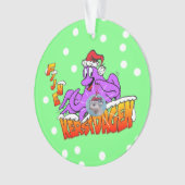 Eerste kerstdagen Octopus Cartoon Ornament (voorkant)