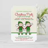 Eerste kerstdagen - Uitnodiging voor uitwisseling  (Staand voorkant)