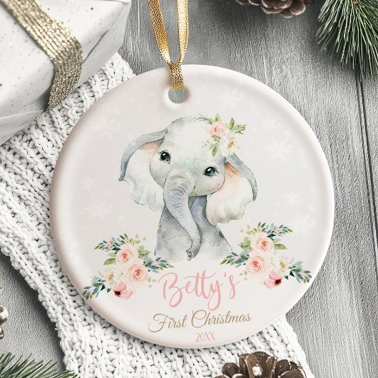 Eerste Kerstdieren Ornament Safari