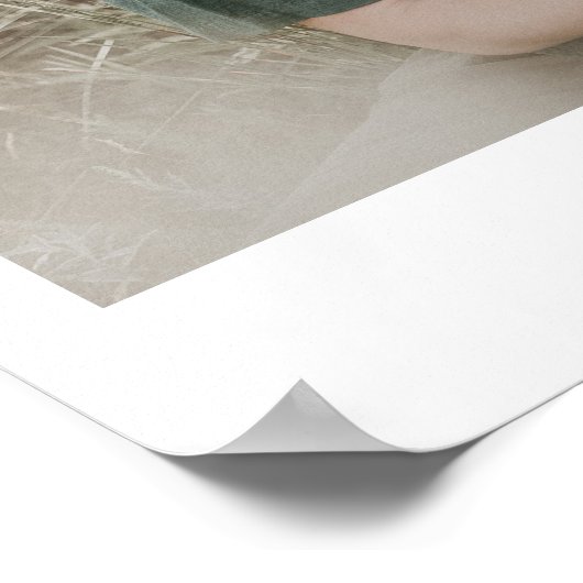 Eerste Kerstfeest 1 Foto Poster (Hoek)