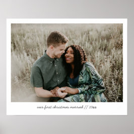 Eerste Kerstfeest 1 Foto Poster