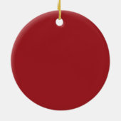 Eerste kerstfeest als gezin van vier keramisch ornament (Achterkant)