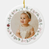 Eerste kerstfeest als grootouders keramisch ornament (Achterkant)