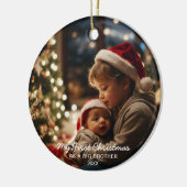 Eerste kerstfeest als grote broer ornament (Links)