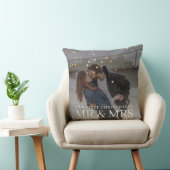 Eerste kerstfeest als meneer en mevrouw Romantisch Kussen (Stoel)