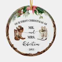 Eerste kerstfeest als meneer & mevrouw Western Cow