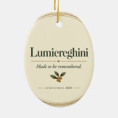 Eerste kerstfeest als opa ornament | Gepersonalise (Achterkant)