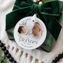 Eerste kerstfeest als opa Persoonlijke babyfoto