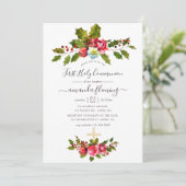 Eerste Kerstfeest Heilige Communie Kaart (Staand voorkant)