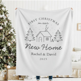 Eerste kerstfeest in ons nieuwe huis” deken