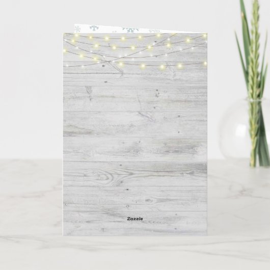 Eerste kerstfeest kaart (Achterkant)