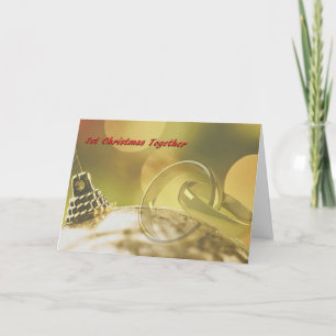 Eerste Kerstfeest met elkaar Feestdagen Kaart