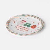 Eerste kerstfeest papieren bordje (Gekanteld)