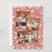 Eerste kerstfeest samen Boog 3 Fotocollage Feestdagenkaart (Achterkant)