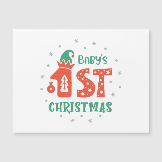 Eerste kerstfeest van de baby (Voorkant)