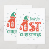 Eerste kerstfeest van de baby (Voorkant / Achterkant)
