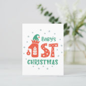 Eerste kerstfeest van de baby (Staand voorkant)