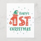 Eerste kerstfeest van de baby (Achterkant)