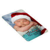 Eerste kerstfeest van de baby 4x6 foto koelkastmag magneet (Rechterzijde)