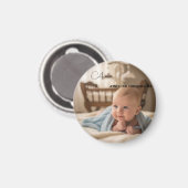 Eerste kerstfeest van de baby magneet (Voorkant / Achterkant)