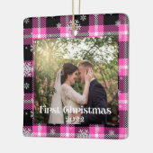 Eerste kerstfeestdag 2022 keramisch sieraad keramisch ornament (Links)