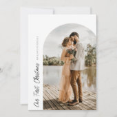 eerste kerstfeestdag aankondiging bruiloft (Voorkant)