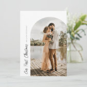 eerste kerstfeestdag aankondiging bruiloft (Staand voorkant)