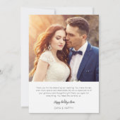 eerste kerstfeestdag aankondiging bruiloft (Achterkant)