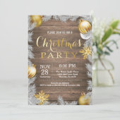 Eerste kerstfeestdag en gouden feestdagen kaart (Staand voorkant)