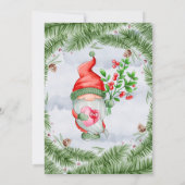 Eerste kerstfeestdag in de koe kaart (Achterkant)