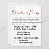 Eerste kerstfeestdag in de middelbare eeuw - Blauw Kaart (Achterkant)