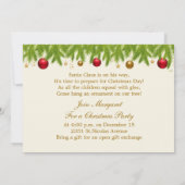 Eerste kerstfeestdag in Gingerbrood Kaart (Achterkant)