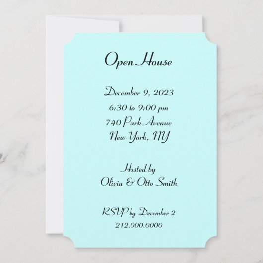 Eerste kerstfeestdag kaart (Achterkant)