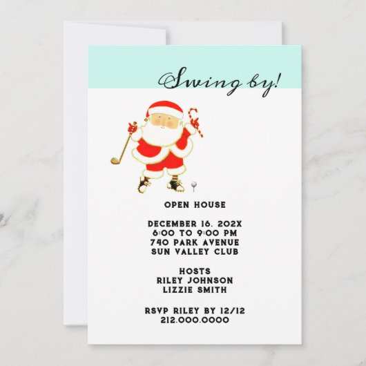 Eerste kerstfeestdag kaart (Voorkant)