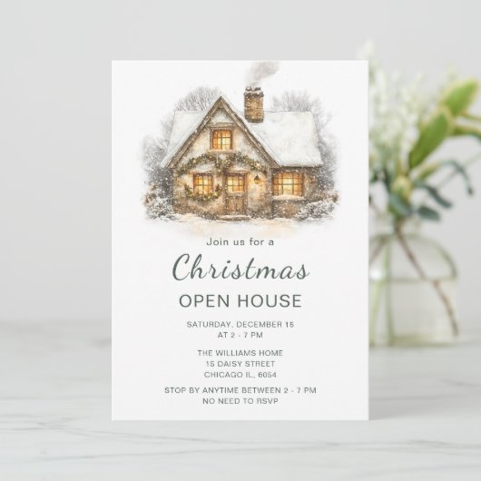 Eerste kerstfeestdag kaart (Staand voorkant)