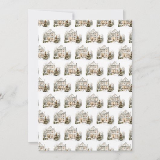 Eerste kerstfeestdag kaart (Achterkant)