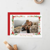 Eerste kerstfeestdag Kaart Notitiekaartje (Voorkant / Achterkant in situ)