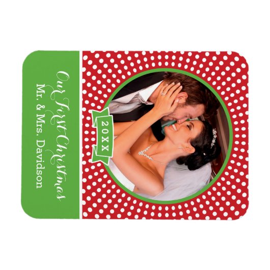 Eerste kerstfeestdag — Keepaardfoto Magnet Magneet (Horizontaal)