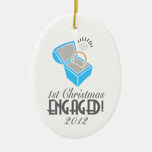 Eerste kerstfeestdag keramisch ornament (Voorkant)