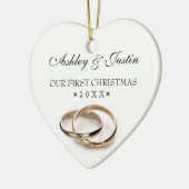 Eerste kerstfeestdag keramisch ornament (Links)