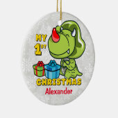 Eerste kerstfeestdag keramisch ornament (Rechts)