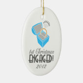 Eerste kerstfeestdag keramisch ornament (Rechts)