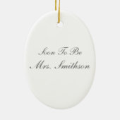 Eerste kerstfeestdag keramisch ornament (Achterkant)